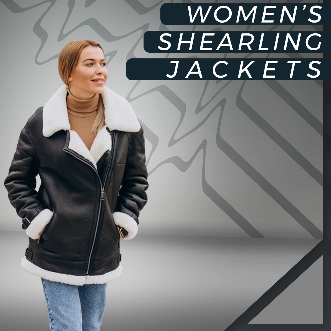 Women Shearling Jacket