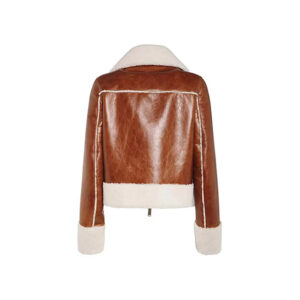 Women’s B3 Shearling Brown Leather Aviator Jacket
