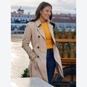 A Pinch Of Portugal Heather Hemmens Beige Coat