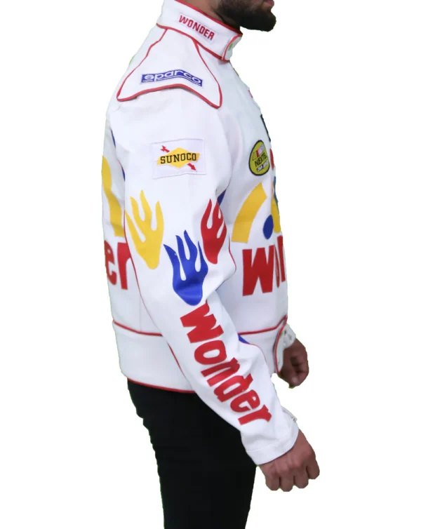 Ricky Bobby Talladega Nights Wonder Bread Leather Jacket