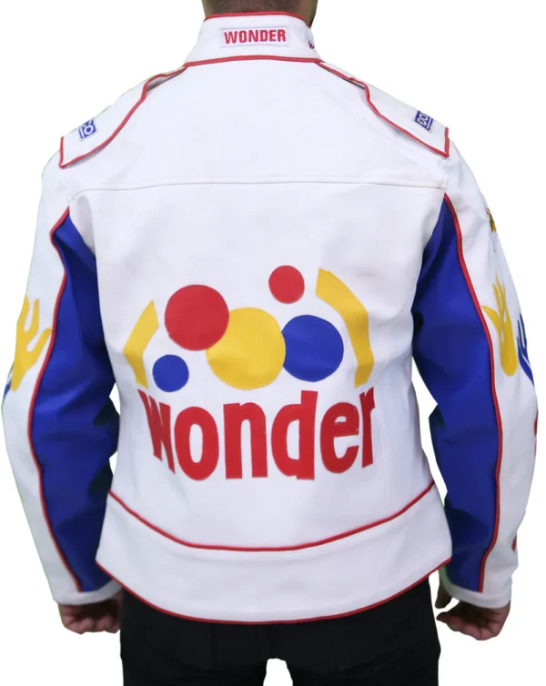 Ricky Bobby Talladega Nights Wonder Bread Leather Jacket