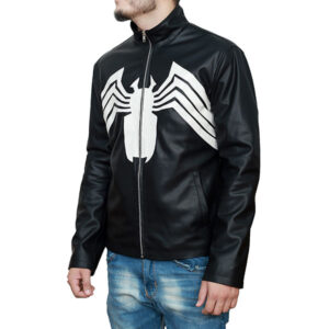 Tom Hardy Venom 2021 Black Leather Jacket