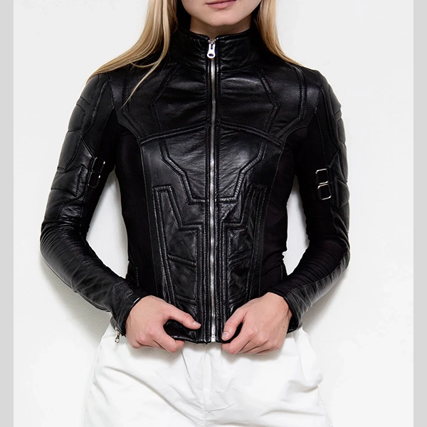 Womens Black Widow Leather Jacket