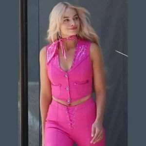Margot Robbie Barbie Pink Vest