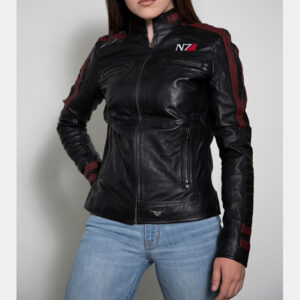 Mass Effect 3 Commander Shepard Leather Jacket