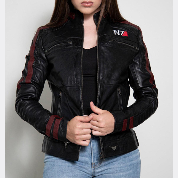 Mass Effect 3 Commander Shepard Leather Jacket