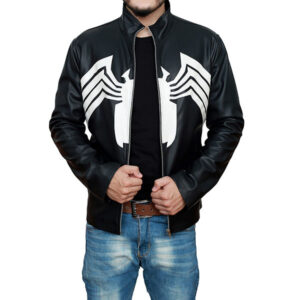 Tom Hardy Venom 2021 Black Leather Jacket