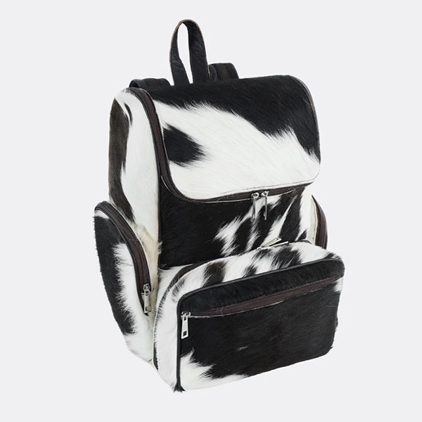 Black Leather Cowhide Bag