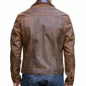 Charles Brown Cowboy Leather Jacket