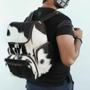 Black Leather Cowhide Bag