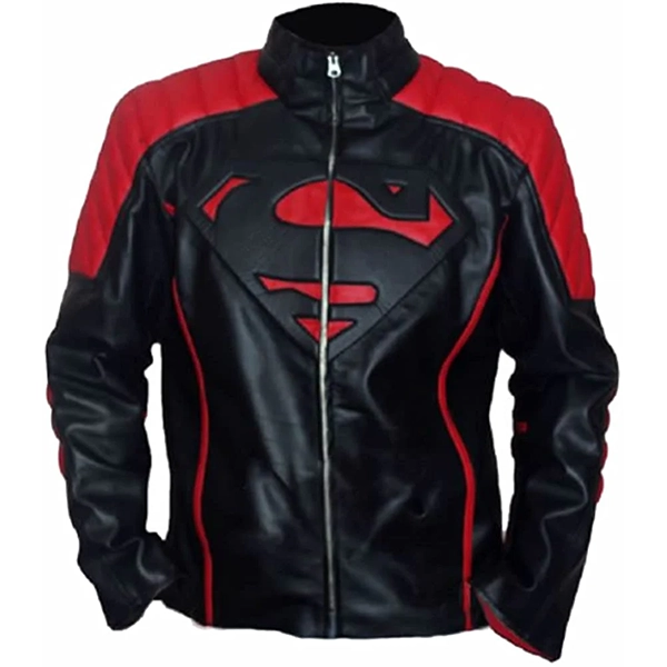 Superman Men's Genuine Leather Jacket