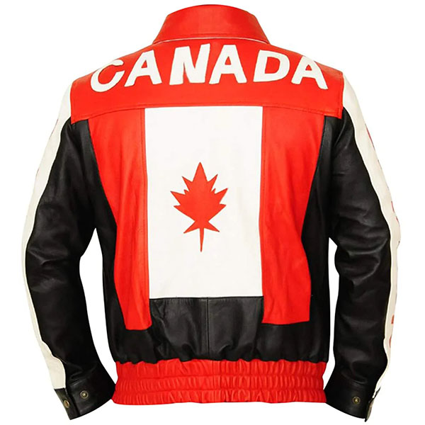 Bomber Style Canadian Flag Jacket