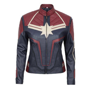 Avengers Endgame Captain Marvel Leather Jacket