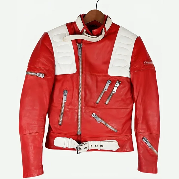 Charlie’s Angels Kristen Stewart Red Leather Jacket