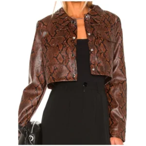 How I Met Your Father Valentina Snake Print Jacket