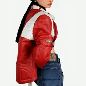 Charlie’s Angels Kristen Stewart Red Leather Jacket