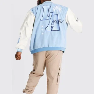 Baby Blue Varsity Jacket