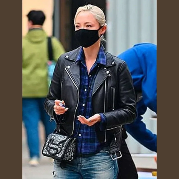 Mission Impossible 7 Pom Klementieff Black Leather Jacket