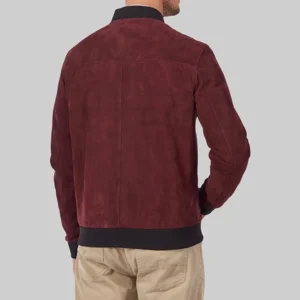 Ryan Reynolds Suede Bomber Jacket