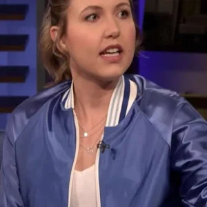 Taylor Tomlinson Conan S09 Blue Bomber Jacket