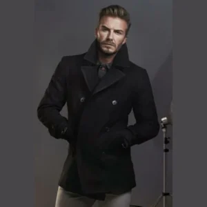 David Beckham Wool Pea Coat