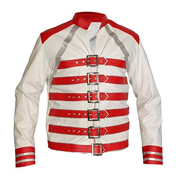 Freddie Mercury Military Concert Leather Jacket