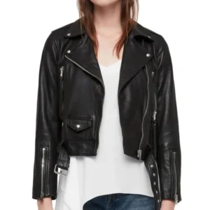 Valley Girl Camila Morrone Ruby Leather Jacket