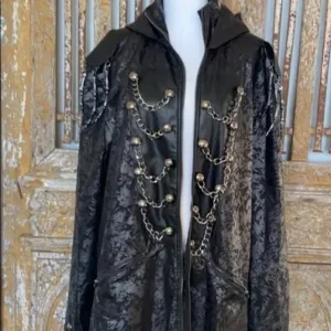 Skeleton Royalty Black Coat