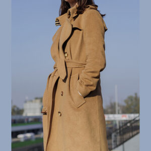 The Gentlemen Kaya Scodelario Brown Coat