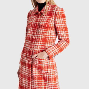 The Gentlemen Kaya Scodelario Plaid Coat