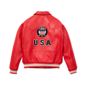 USA Red varsity Jacket