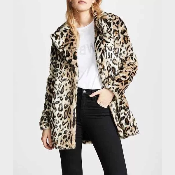 WeCrashed Rebekah Neumann Cheetah Print Jacket