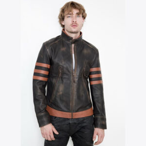 Logan – Brown Leather Wolverine Jacket