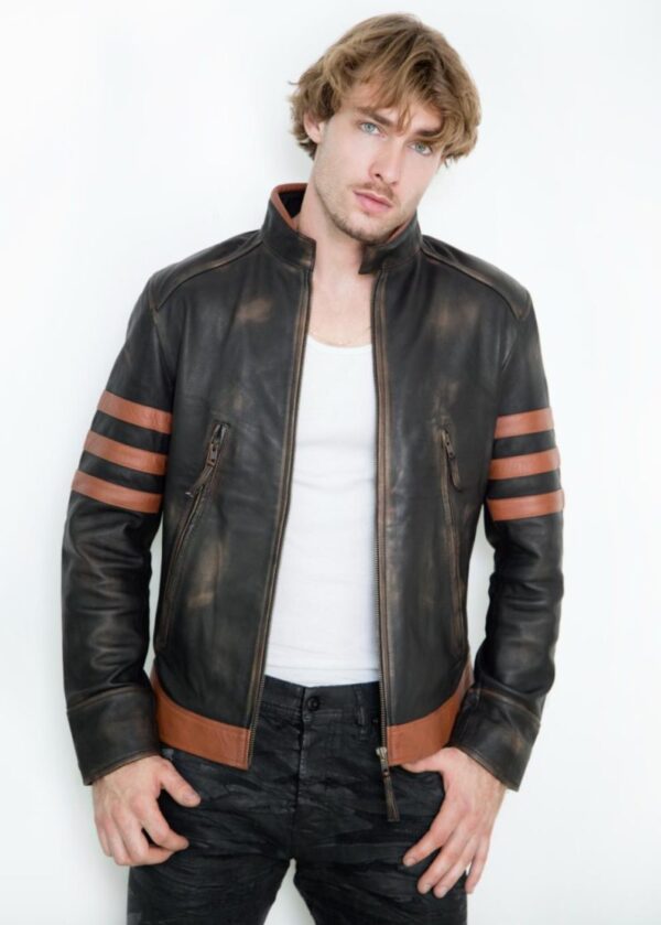 Logan – Brown Leather Wolverine Jacket