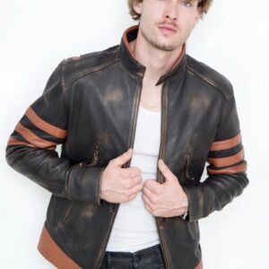 Logan – Brown Leather Wolverine Jacket