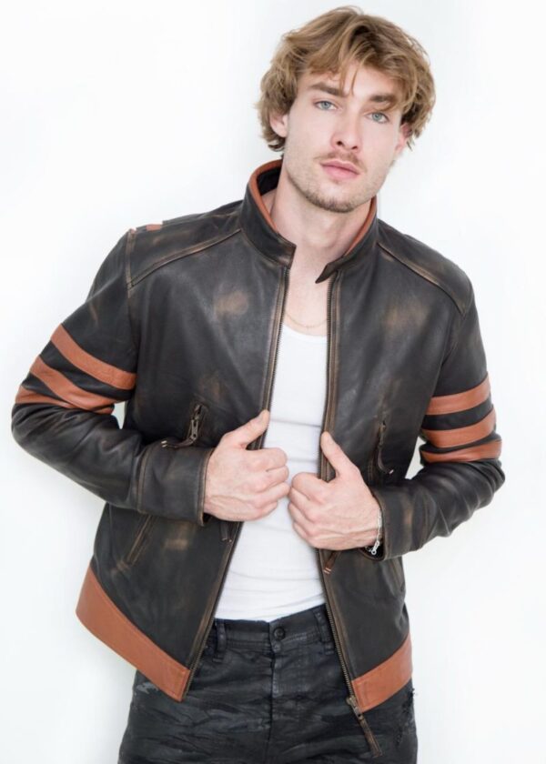 Logan – Brown Leather Wolverine Jacket