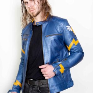 Mens Wonderbolts (Rainbow Dash) Leather Jacket