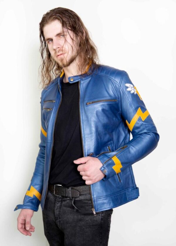 Mens Wonderbolts (Rainbow Dash) Leather Jacket