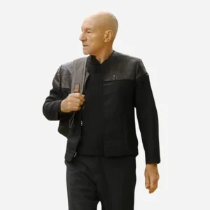 Jean Luc Picard Star Trek Leather Jacket