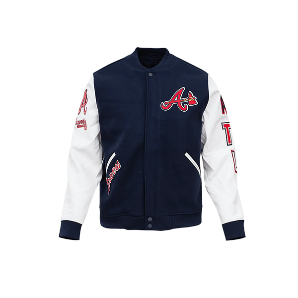 MLB Atlanta Braves Wool Varsity Jacket