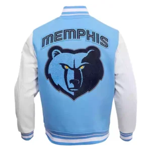 Memphis Grizzlies Retro Varsity Jacket – Classic Wool Rib Letterman NBA Jacket