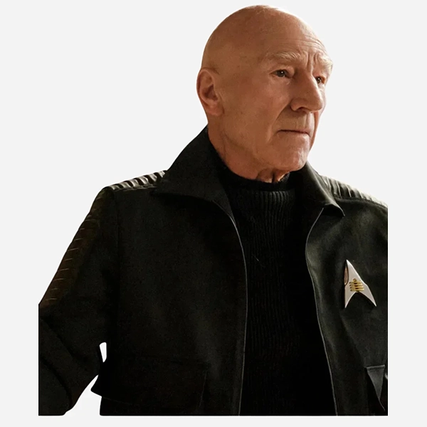 Luc Picard Star Trek Leather Jacket