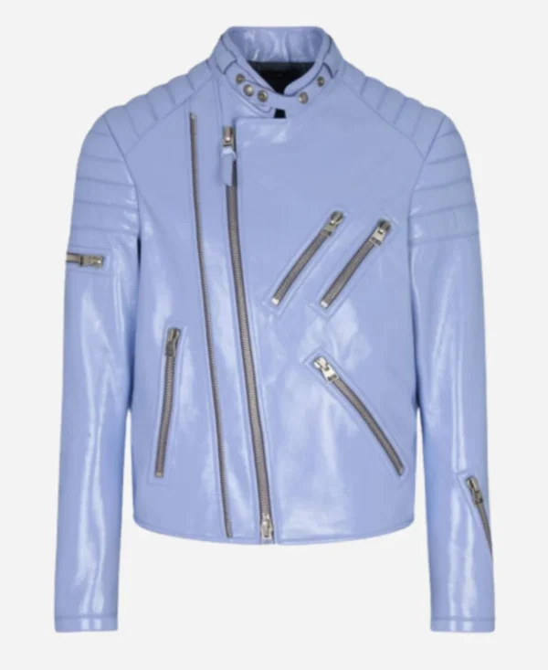 Ludacris iHeartRadio 2024 Blue Biker Jacket