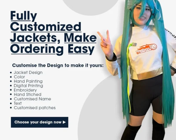 Made to Order Customized Leather Jacket | Personalized Custom Cosplay Commission for Men and Women