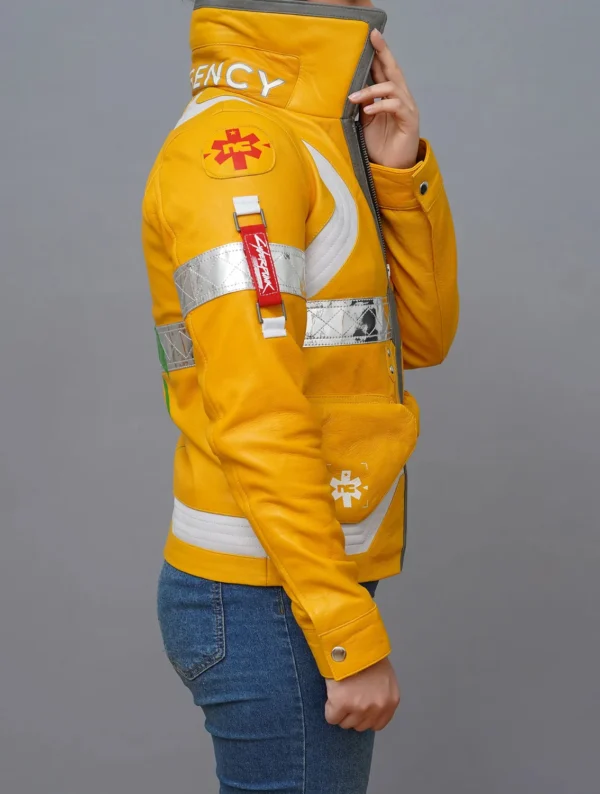 David Martinez Inspired Yellow Cosplay Leather Jacket