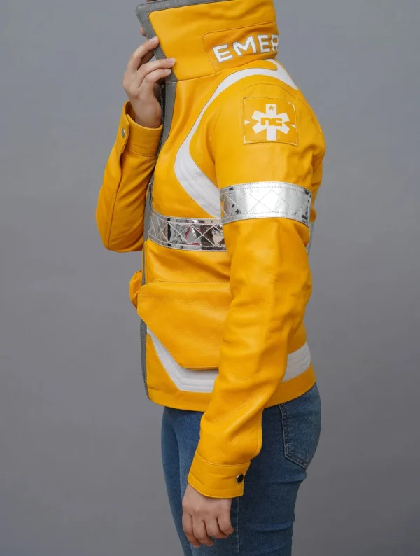 David Martinez Inspired Yellow Cosplay Leather Jacket