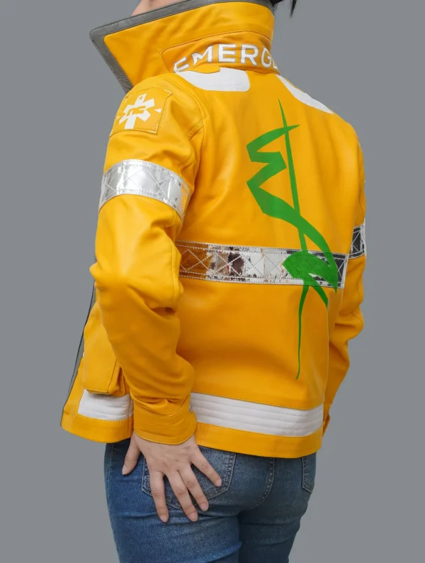 David Martinez Inspired Yellow Cosplay Leather Jacket