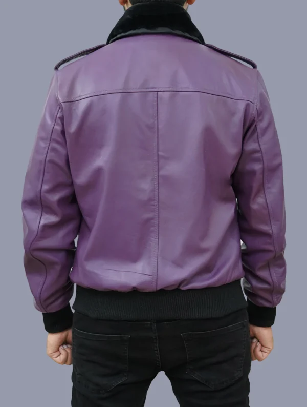 Men Goon Clown Prince Of Crime Bomber Leather Jacket