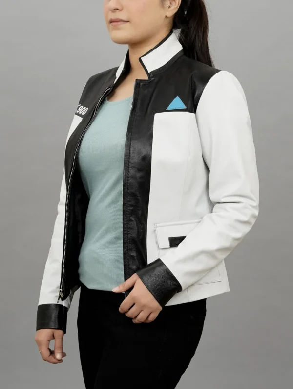 Handmade Detroit Become Human Inspired Connor RK900 Leather Jacket