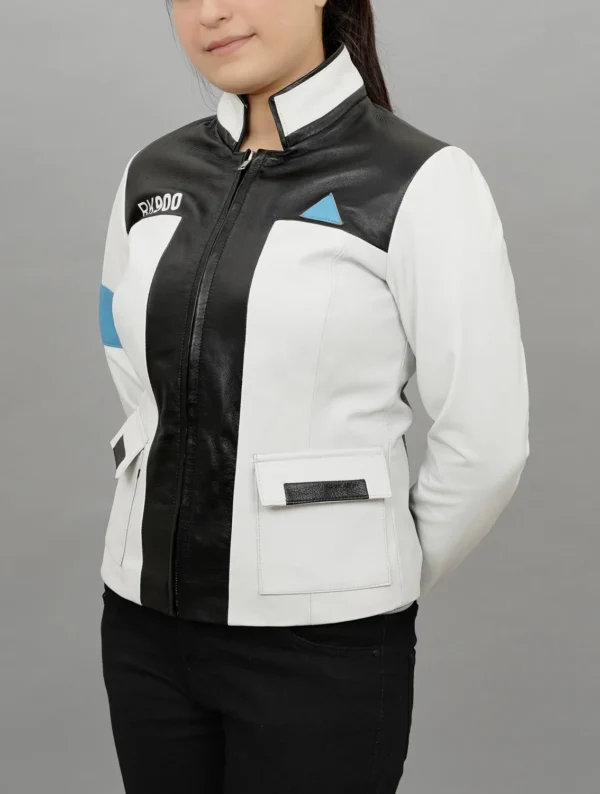Handmade Detroit Become Human Inspired Connor RK900 Leather Jacket
